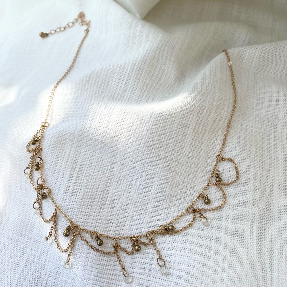Cubic and Gold Necklace ⭐️